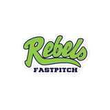 Michigan Rebels Softball Bubble-free stickers