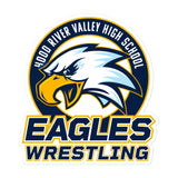 Hood River Valley High School Wrestling Bubble-free stickers