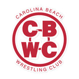 Carolina Beach Wrestling Club Bubble-free stickers
