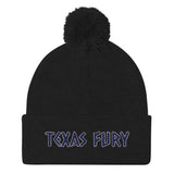 Texas Fury Pom-Pom Beanie