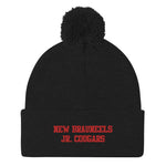 New Braunfels JR Cougars Pom-Pom Beanie