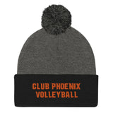 Club Phoenix Volleyball Pom-Pom Beanie