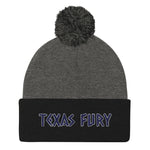 Texas Fury Pom-Pom Beanie