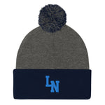 Loy Norrix Knights Baseball Pom-Pom Beanie