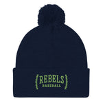 Michigan Rebels Baseball Pom-Pom Beanie