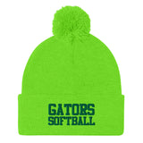 Gators Softball Club Pom-Pom Beanie