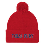 Texas Fury Pom-Pom Beanie