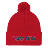 Texas Fury Pom-Pom Beanie