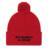 New Braunfels JR Cougars Pom-Pom Beanie