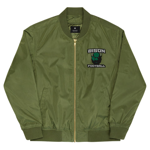 Bison Football Premium recycled bomber jacket