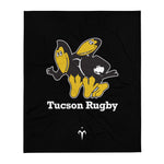 Tucson Magpies Rugby Football Club Throw Blanket