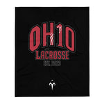 OH10 Lacrosse Throw Blanket