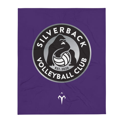 Silverback Volleyball Club Throw Blanket