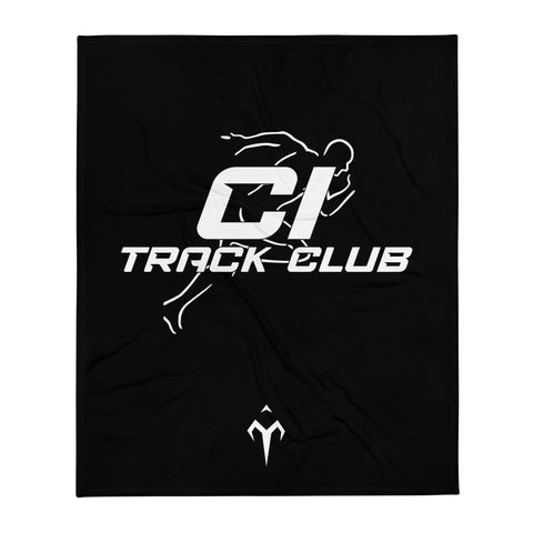 Central Illinois Track Club Throw Blanket