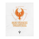 Club Phoenix Volleyball Throw Blanket