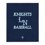 Loy Norrix Knights Baseball Throw Blanket