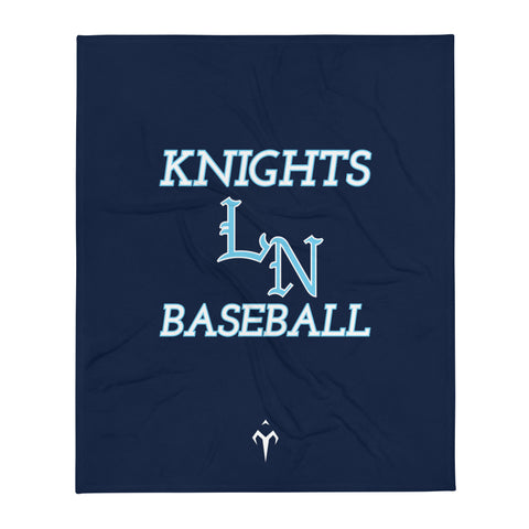 Loy Norrix Knights Baseball Throw Blanket