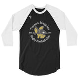 Tucson Magpies Rugby Football Club 3/4 sleeve raglan shirt