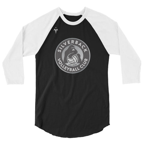 Silverback Volleyball Club 3/4 sleeve raglan shirt