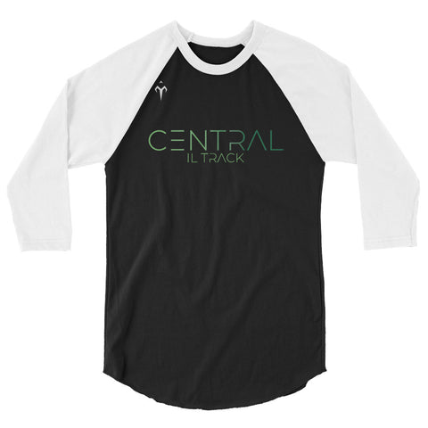 Central Illinois Track Club 3/4 sleeve raglan shirt