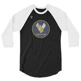 Hood River Valley High School Wrestling 3/4 sleeve raglan shirt