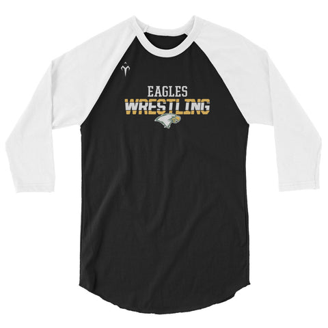 Flagstaff Wrestling 3/4 sleeve raglan shirt