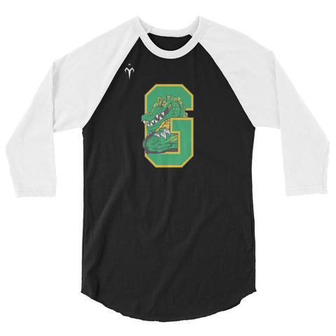 Gators Softball Club 3/4 sleeve raglan shirt