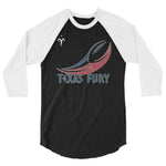 Texas fury 3/4 sleeve raglan shirt