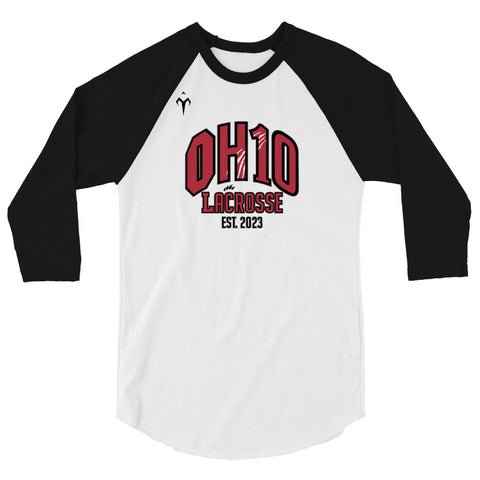 OH10 Lacrosse 3/4 sleeve raglan shirt