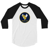 Hood River Valley High School Wrestling 3/4 sleeve raglan shirt