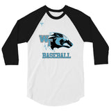 Western Tech Wolverines 3/4 sleeve raglan shirt