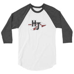 Hiram Johnson Warriors Wrestling 3/4 sleeve raglan shirt
