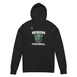 Bison Football Hooded long-sleeve tee