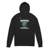 Bison Football Hooded long-sleeve tee