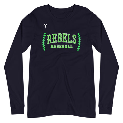 Michigan Rebels Baseball Unisex Long Sleeve Tee
