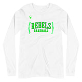 Michigan Rebels Baseball Unisex Long Sleeve Tee