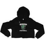 Bison Football Crop Hoodie