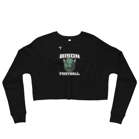 Bison Football Crop Sweatshirt