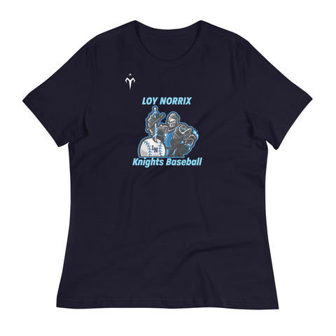 Loy Norrix Knights Baseball Women's Relaxed T-Shirt