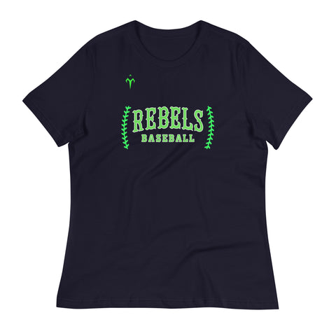 Michigan Rebels Baseball Women's Relaxed T-Shirt