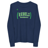 Michigan Rebels Baseball Youth long sleeve tee