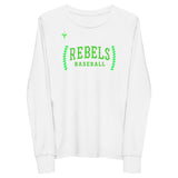 Michigan Rebels Baseball Youth long sleeve tee