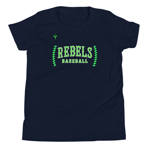 Michigan Rebels Baseball Youth Short Sleeve T-Shirt