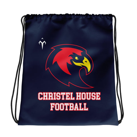 Christel House Football Drawstring bag
