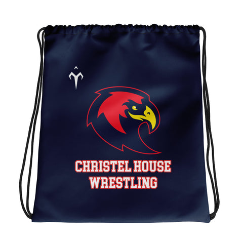 Christel House Wrestling Drawstring bag