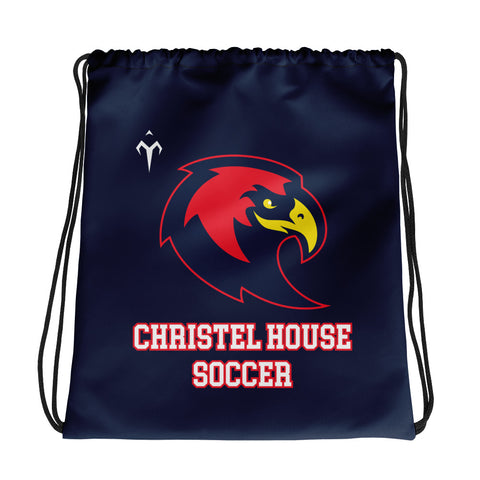 Christel House Soccer Drawstring bag