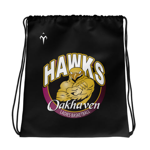 Oakhaven Girl's Basketball Drawstring bag