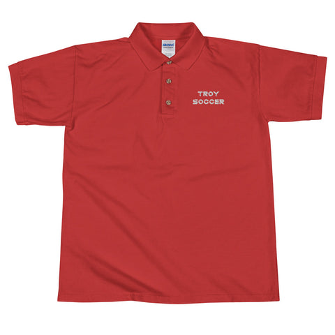Troy Soccer Embroidered Polo Shirt