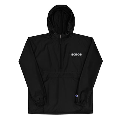 SOBOS Embroidered Champion Packable Jacket