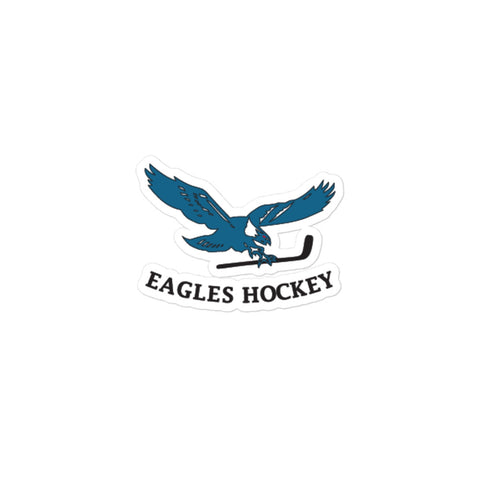 Eagles Hockey Bubble-free stickers